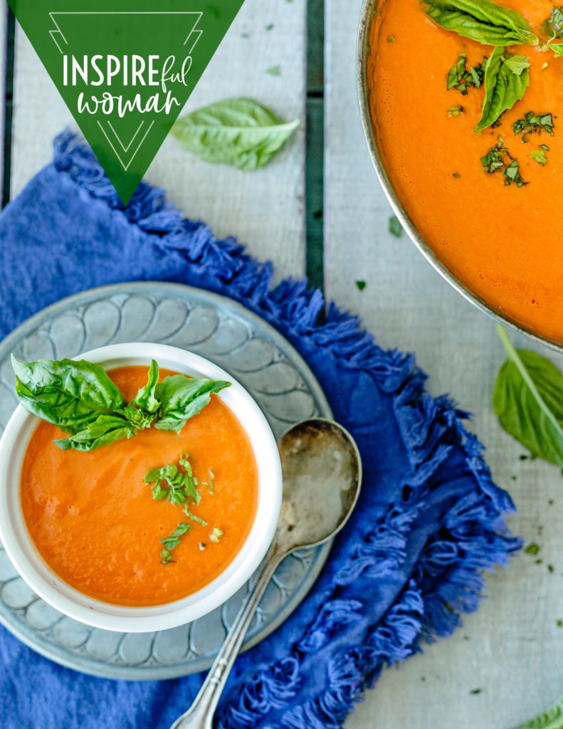 Creamy Roasted Tomato Soup - Inspireful Women