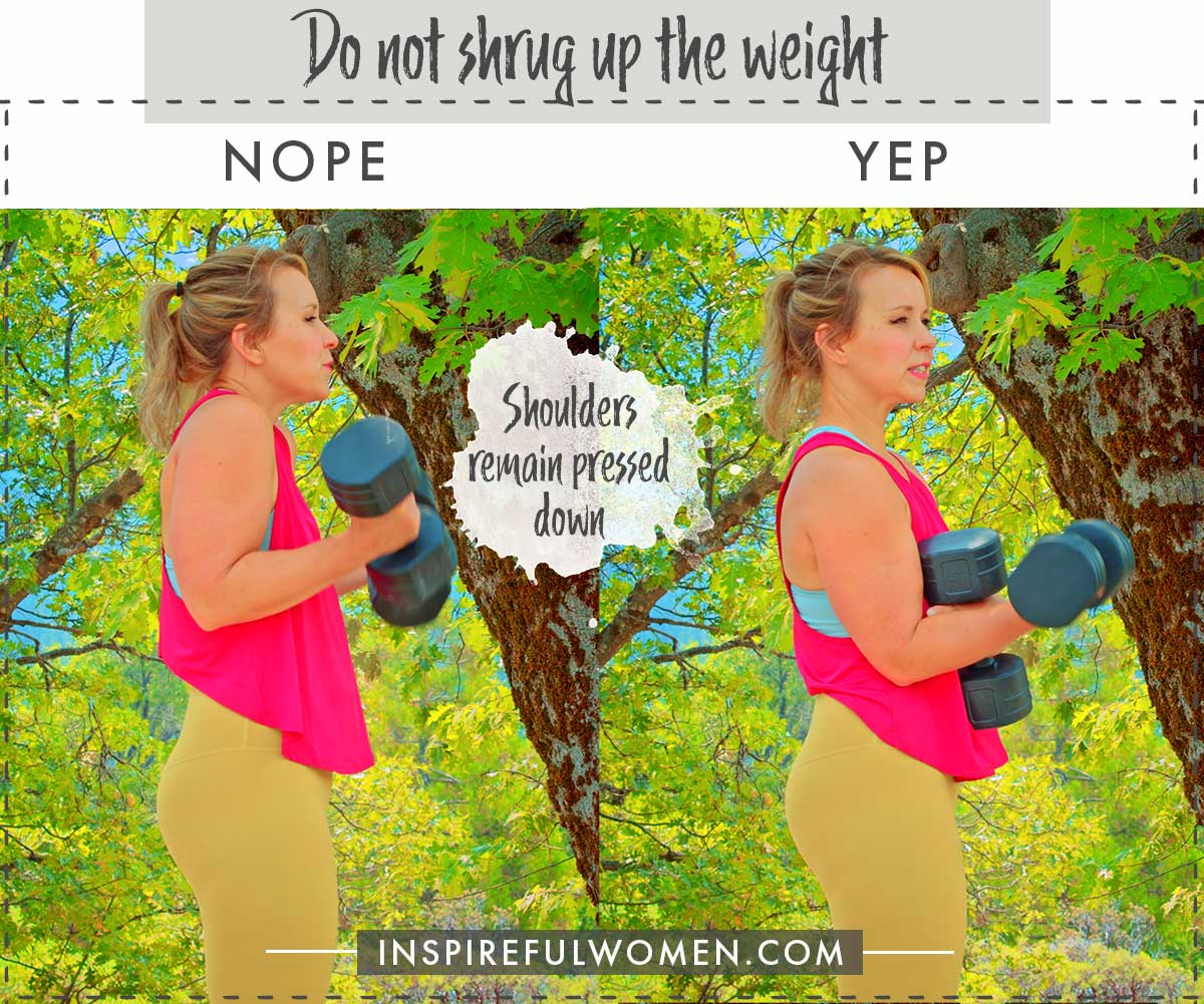 Avoid-bicep-curl-no-shrugging-the-weight-up
