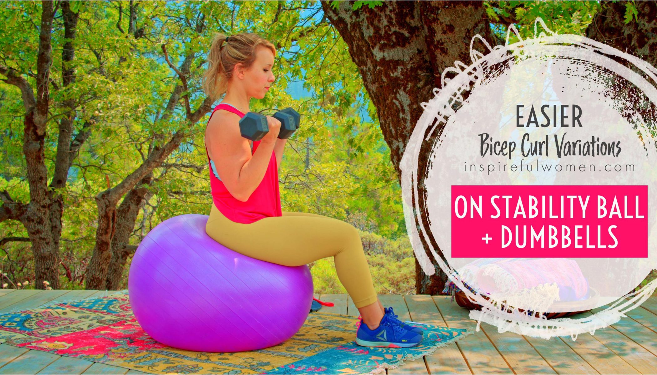 on-stability-ball-and-dumbbells-easier-bicep-curl-variation