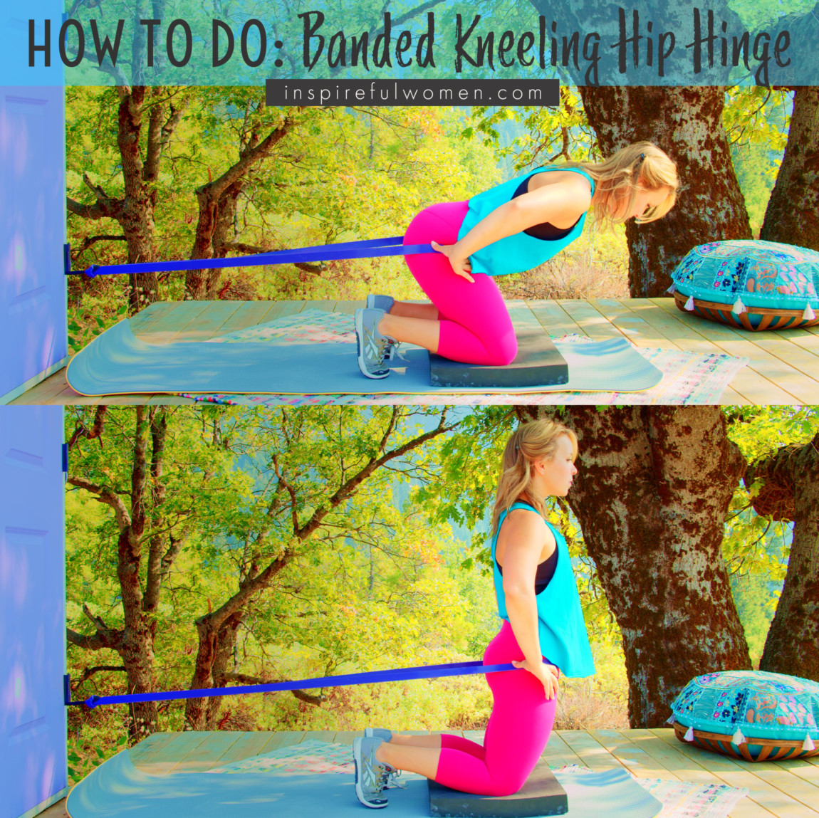 how-to-do-tall-kneeling-resistance-band-hip-hinge-workout-for-females-40-above