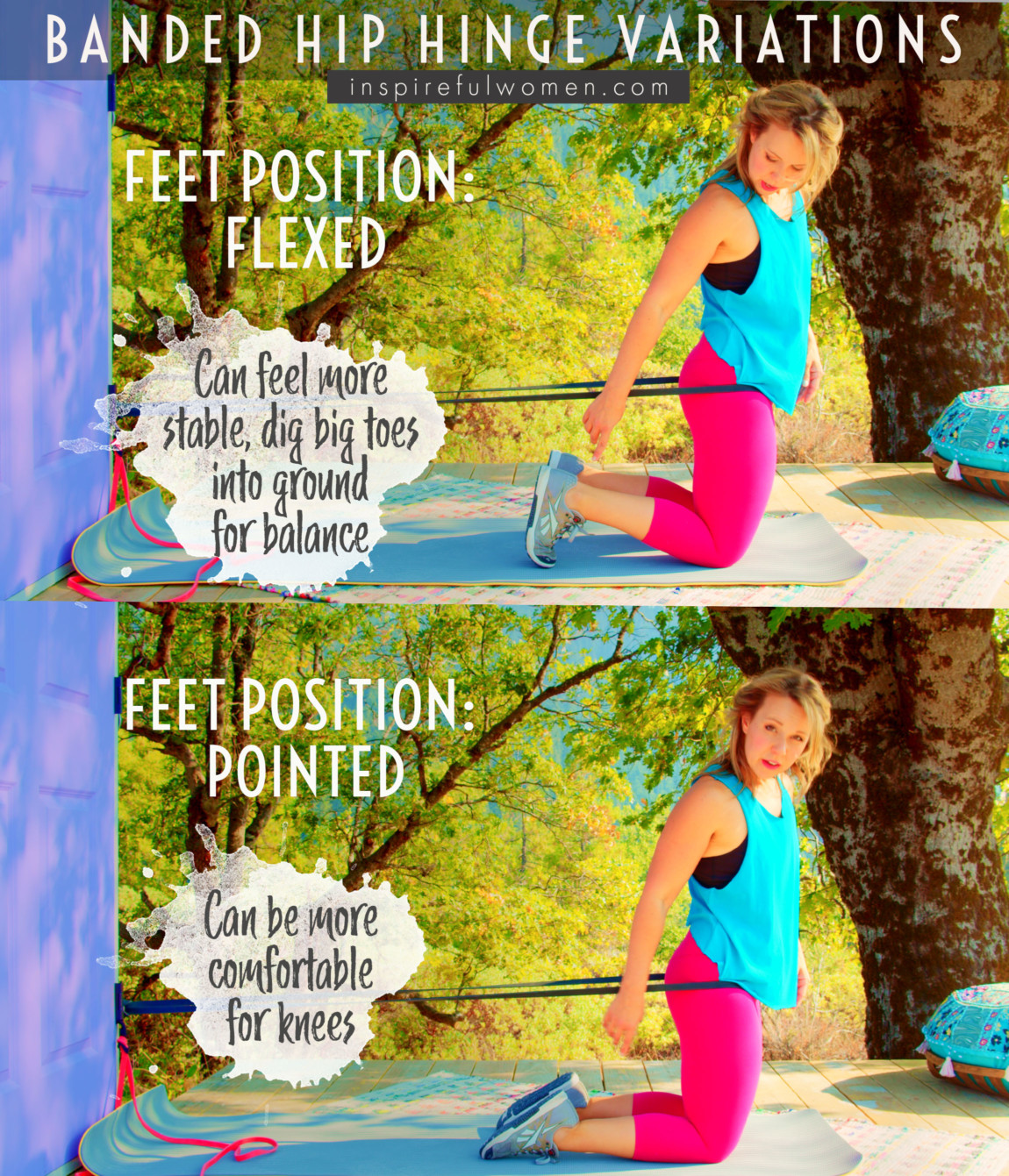 tall-kneeling-resistance-band-hip-hinge-feet-position-flexed-pointed-variation