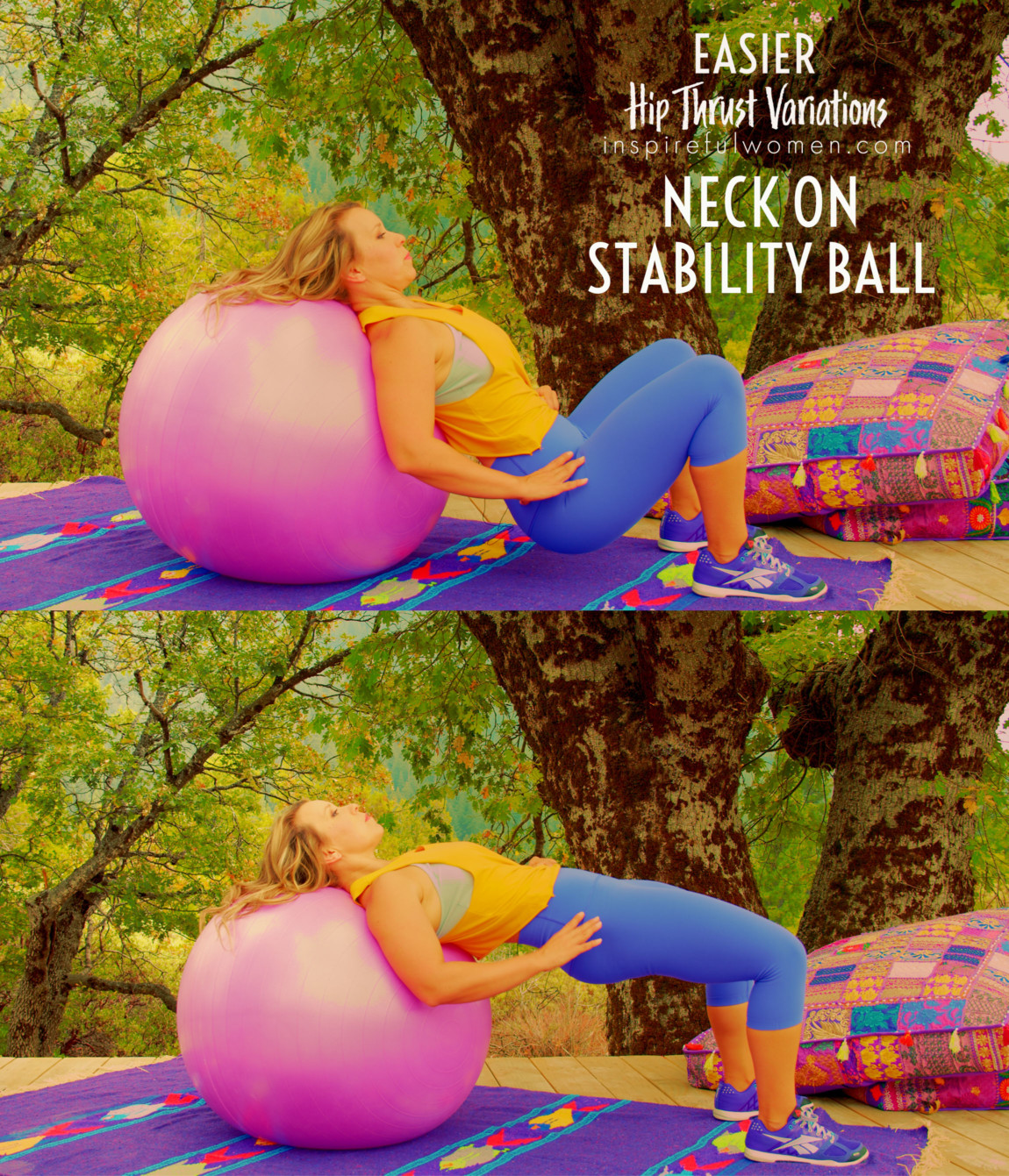 stability-ball-hip-thrust-neck-relax-easier-variation