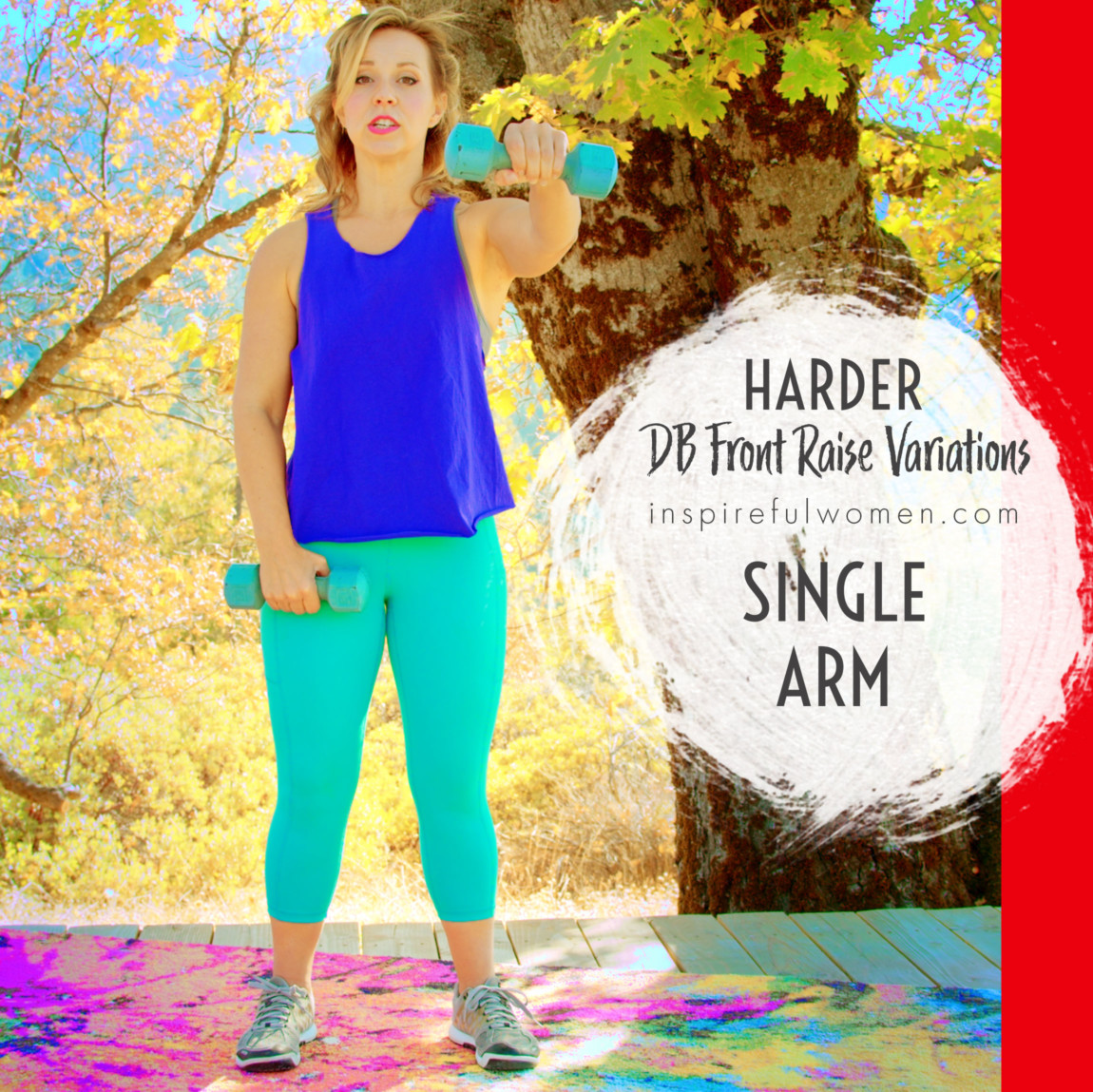 single-arm-front-raise-dumbbell-deltoid-strength-exercise-variation-harder