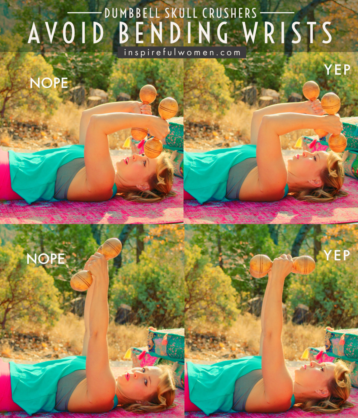 avoid-bending-wrist-at-top-or-bottom-triceps-extension-proper-form