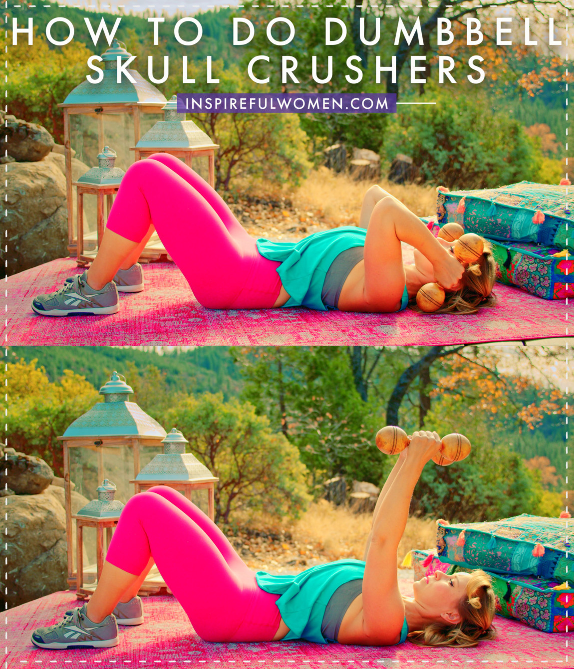 how-to-do-dumbbell-skull-crushers-lying-triceps-exercise-at-home-for-women-40-above