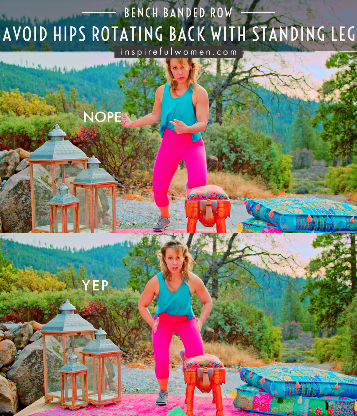avoid-hips-rotating-back-with-standing-leg-single-arm-banded-row-proper-form