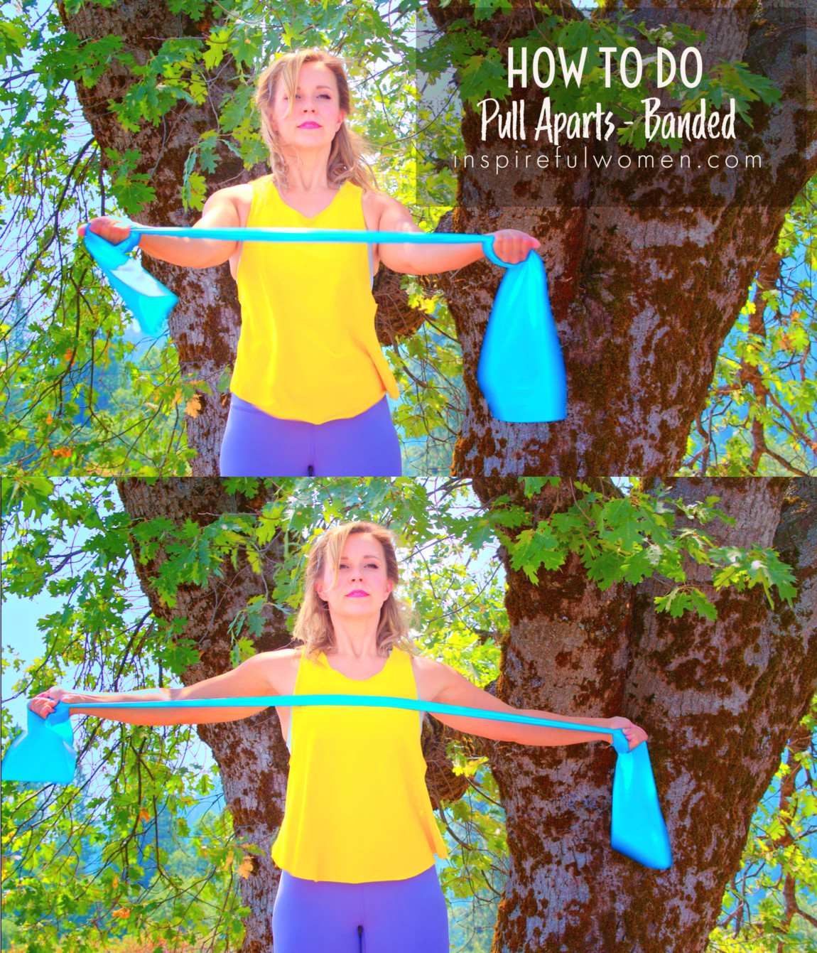 how-to-do-banded-pull-aparts-resistance-training-at-home-women-above-40