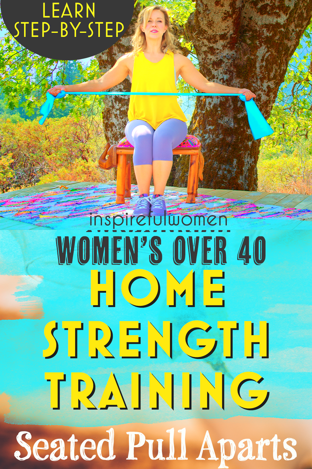 seated-resistance-band-pull-aparts-home-strength-training-women-over-40