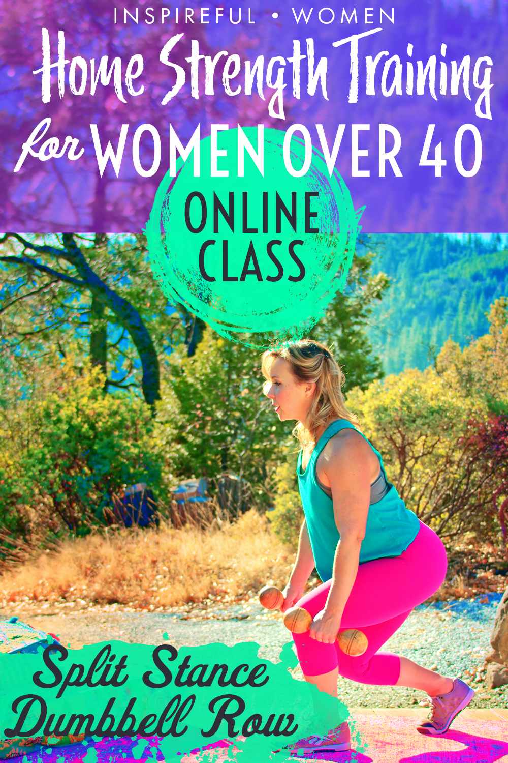split-stance-dumbbell-row-strength-training-online-class-women-over-40