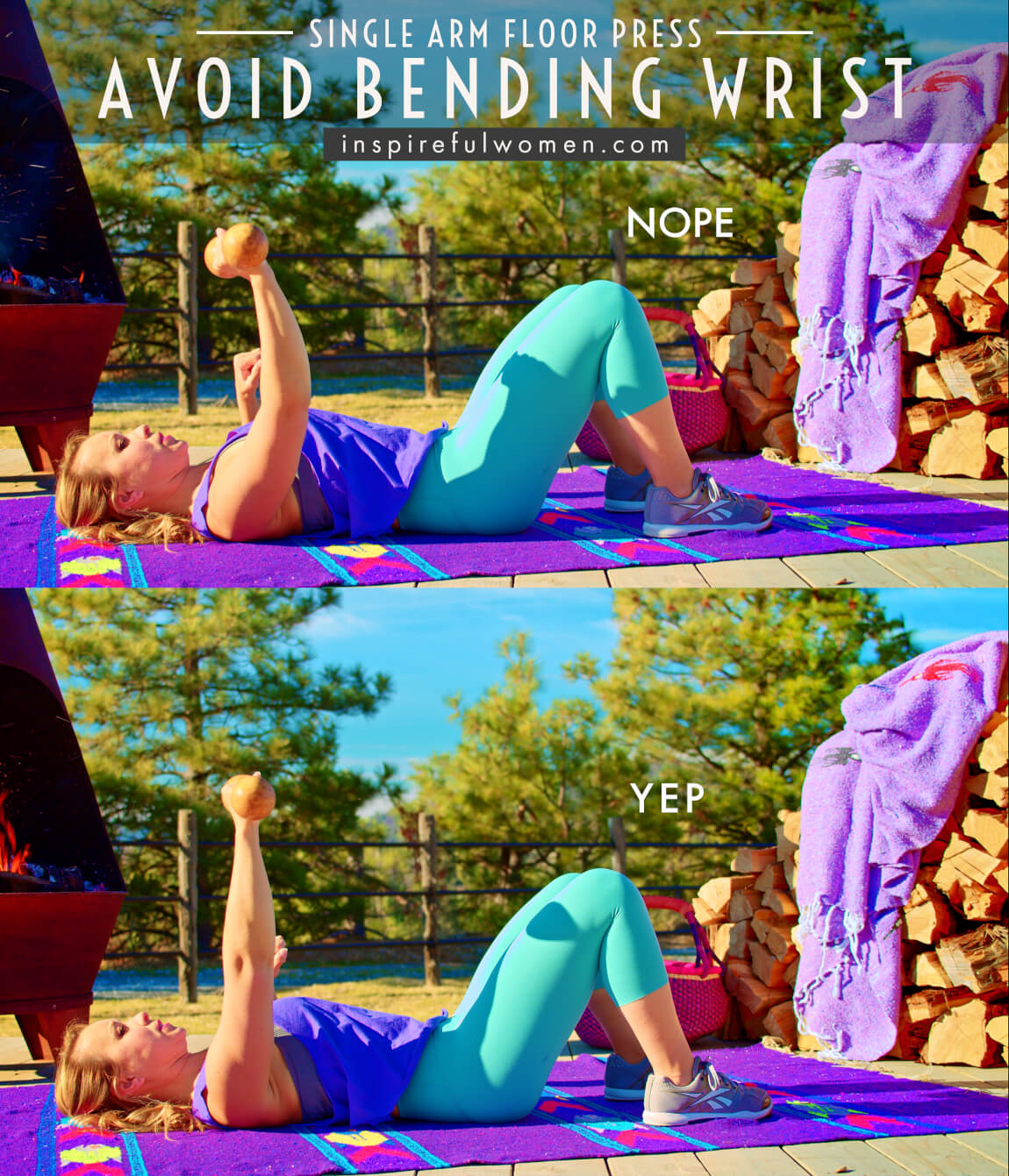 avoid-bending-wrist-single-arm-floor-chest-presses-proper-form