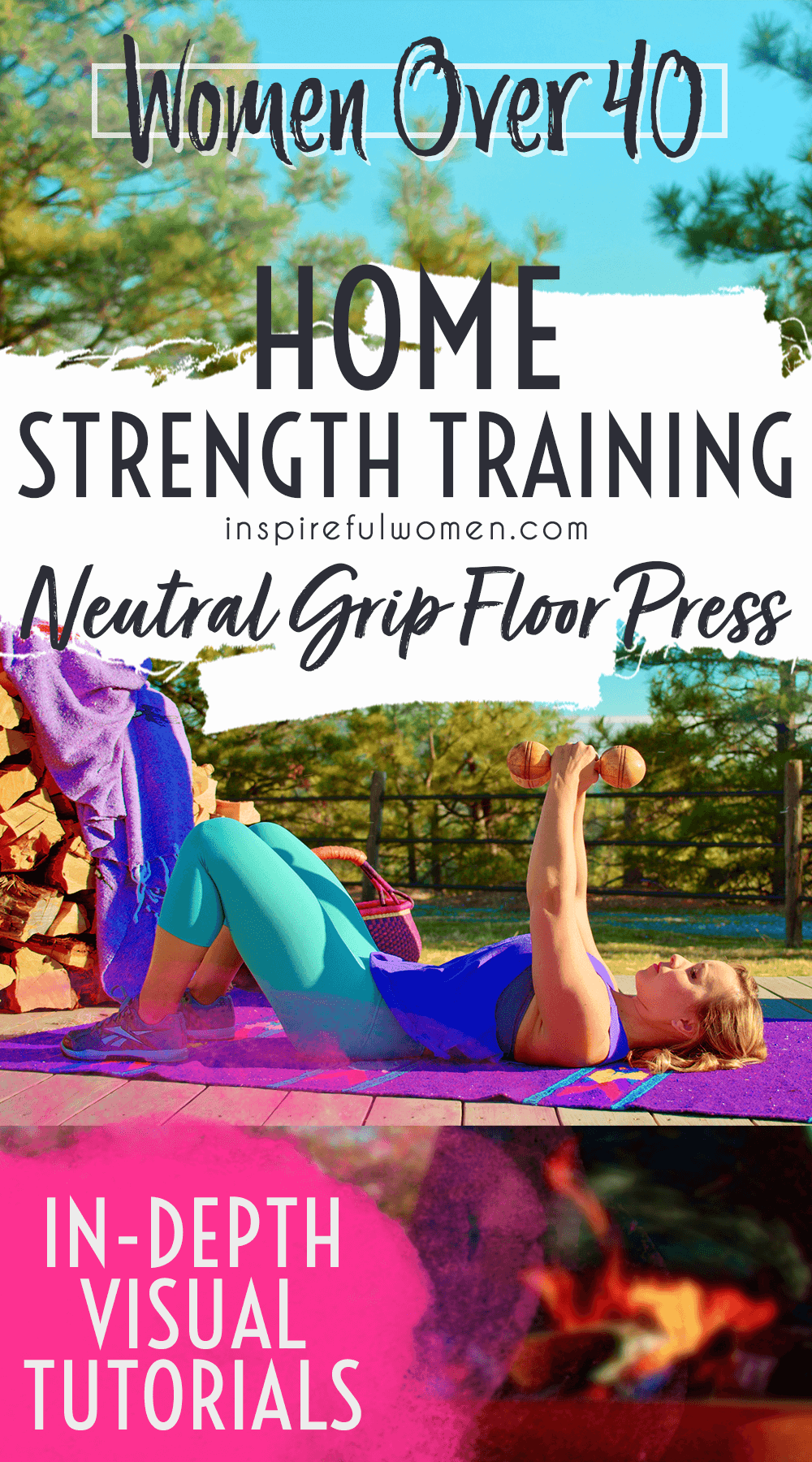 neutral-grip-floor-press-home-strength-training-women-over-40