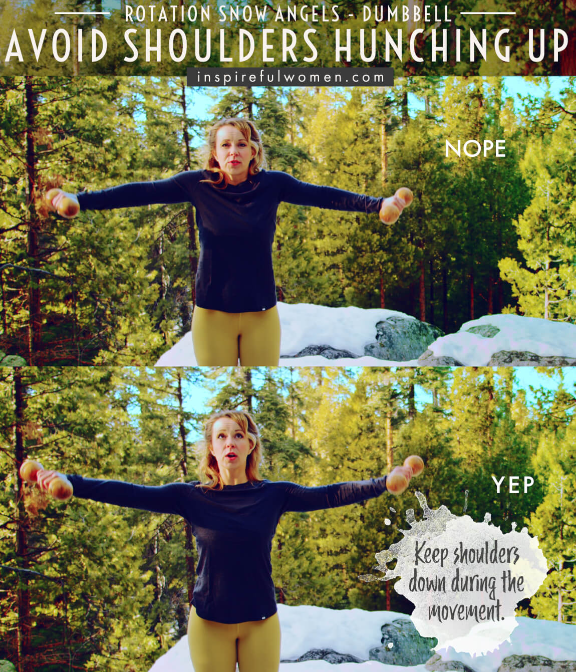 avoid-shoulders-hunching-up-rotation-snow-angels-dumbbell-exercise-proper-form
