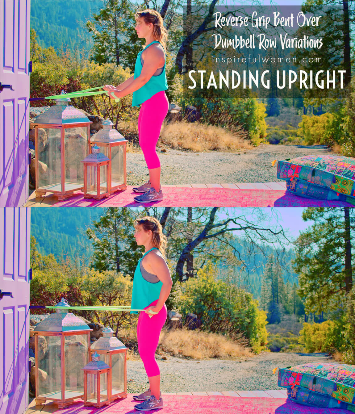 standing-upright-row-reverse-grip-underhand-resistance-band-exercise