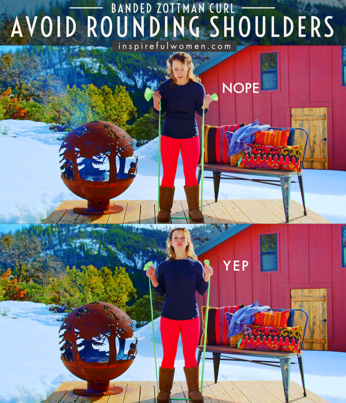 avoid-rounding-shoulders-zottman-curl-resistance-band-biceps-exercise-proper-form