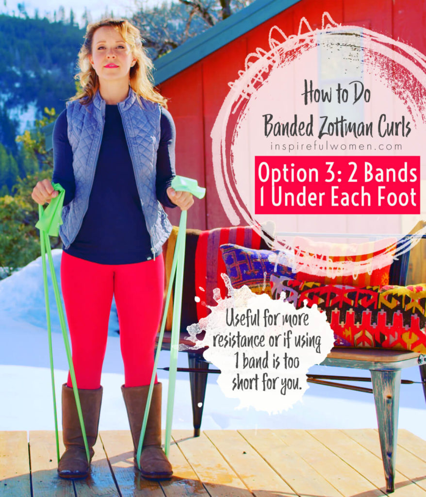 Band Zottman Bicep Curl Inspireful Women