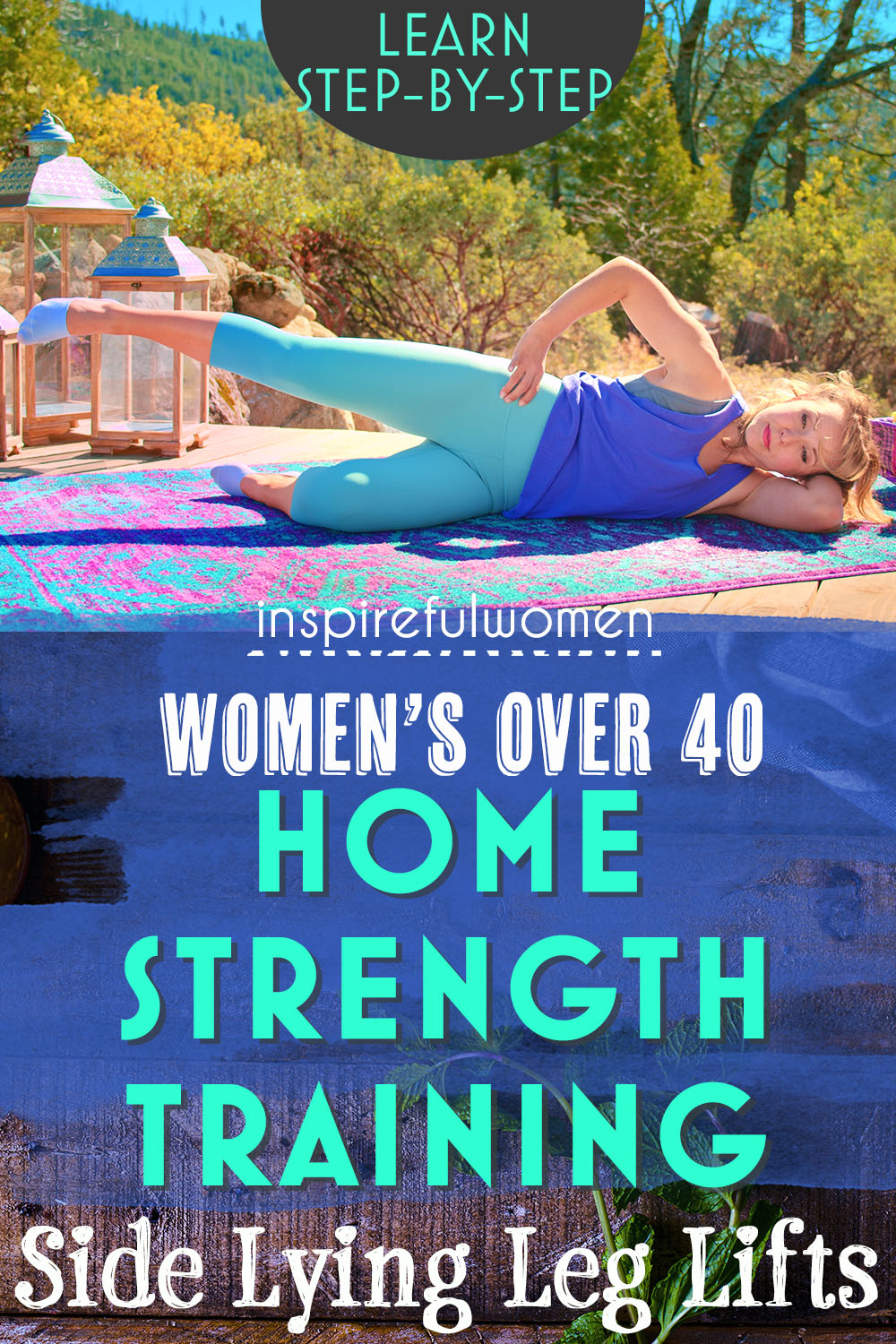lying-lateral-leg-lifts-bent-leg-glutes-strength-workout-at-home-women-forty-plus