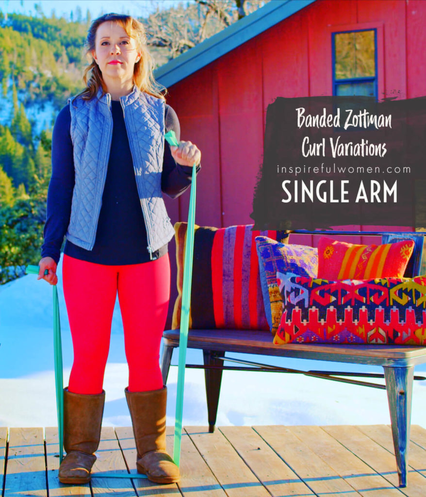 Band Zottman Bicep Curl Inspireful Women