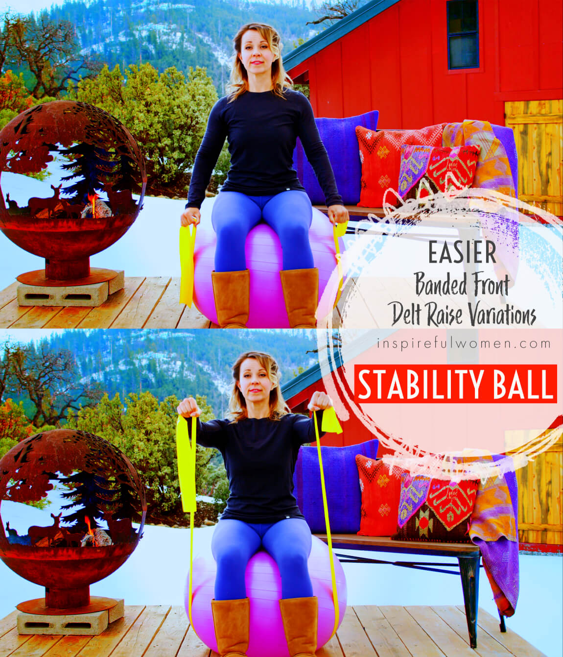 stability-ball-banded-front-delt-raise-shoulder-exercise-variation-easier