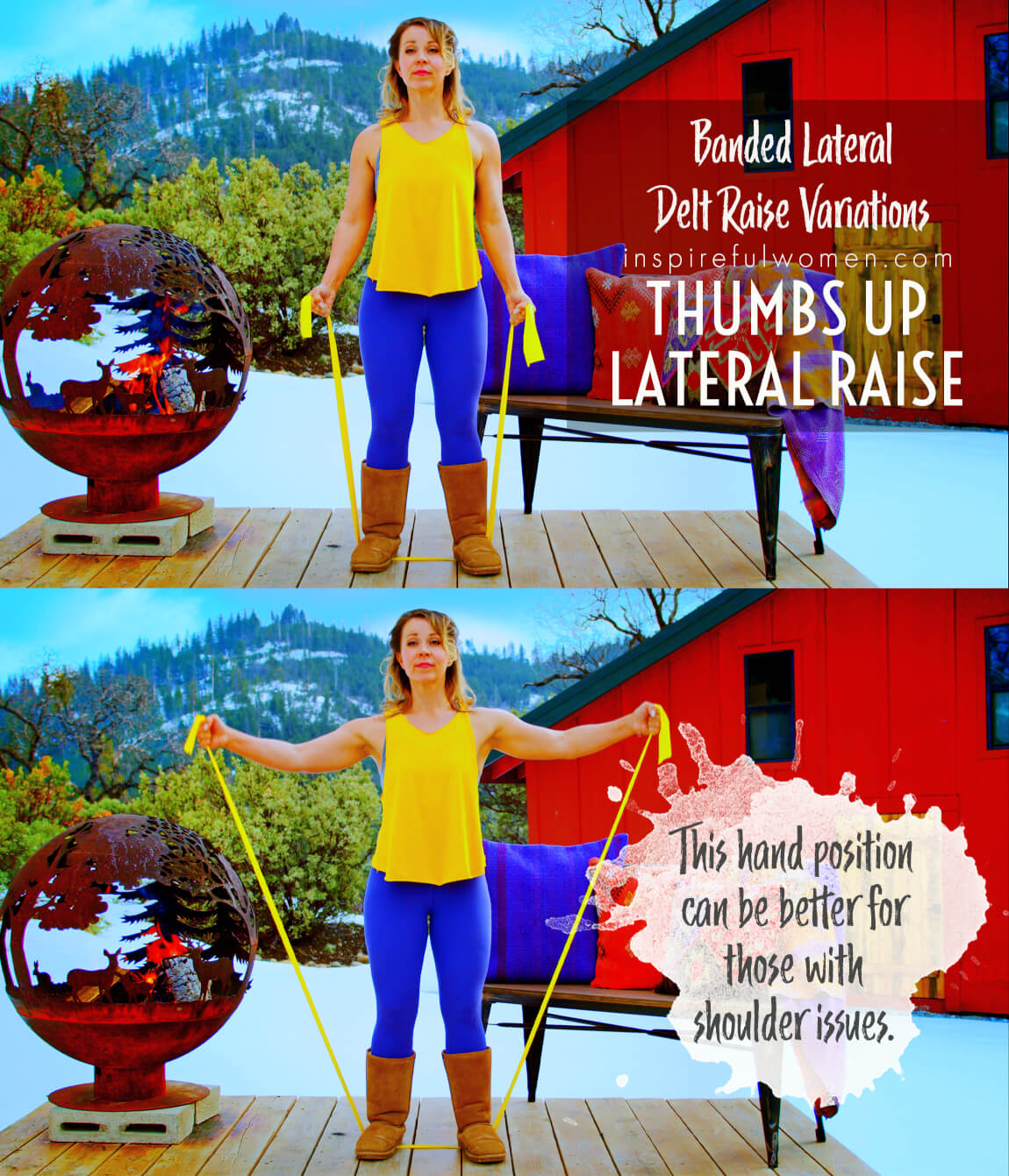 thumbs-up-lateral-raise-resistance-band-side-shoulder-raise-variation