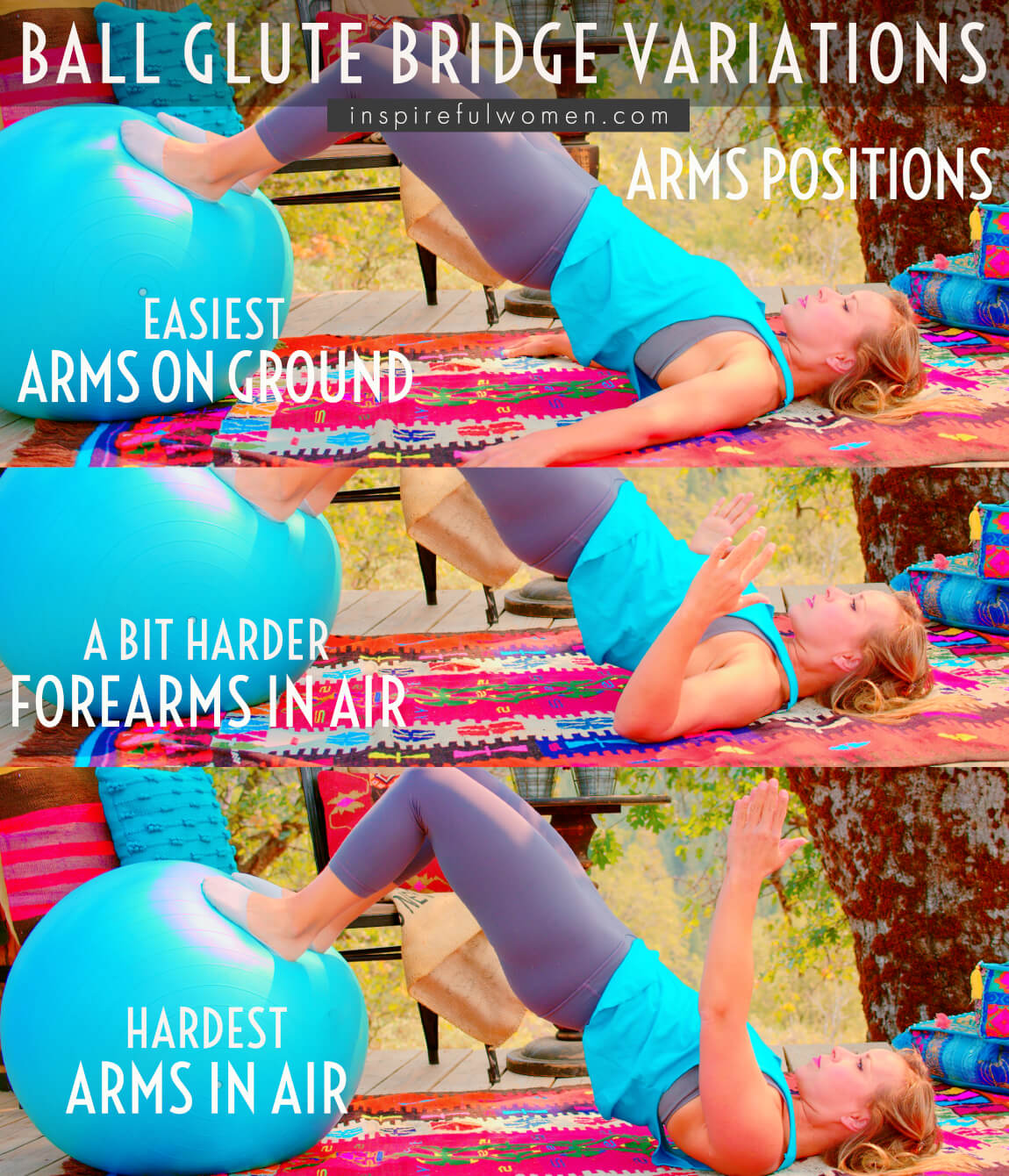 arms-position-stability-ball-glute-bridge-hamstring-gluteus-maximus-home-exercise-variation