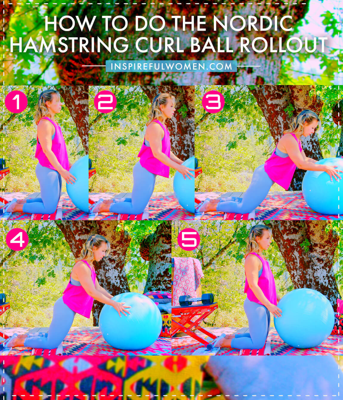 how-to-nordic-hamstring-curl-ball-rollout-at-home-women-40+