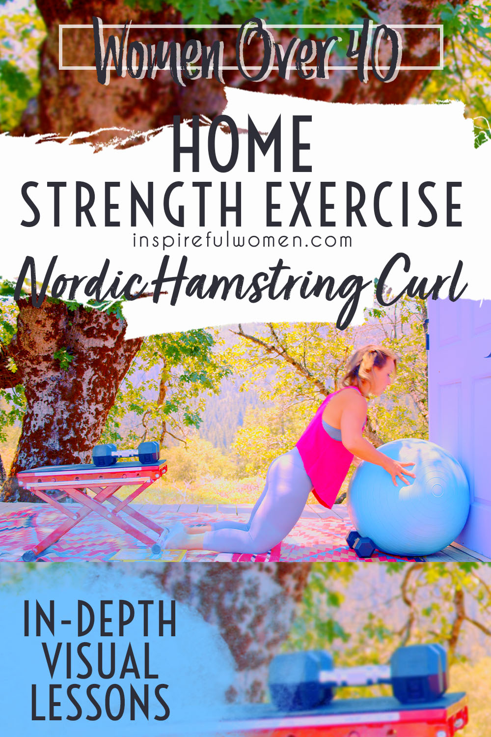 nordic-hamstring-curl-at-home-eccentric-fall-on-stability-ball-workout-women