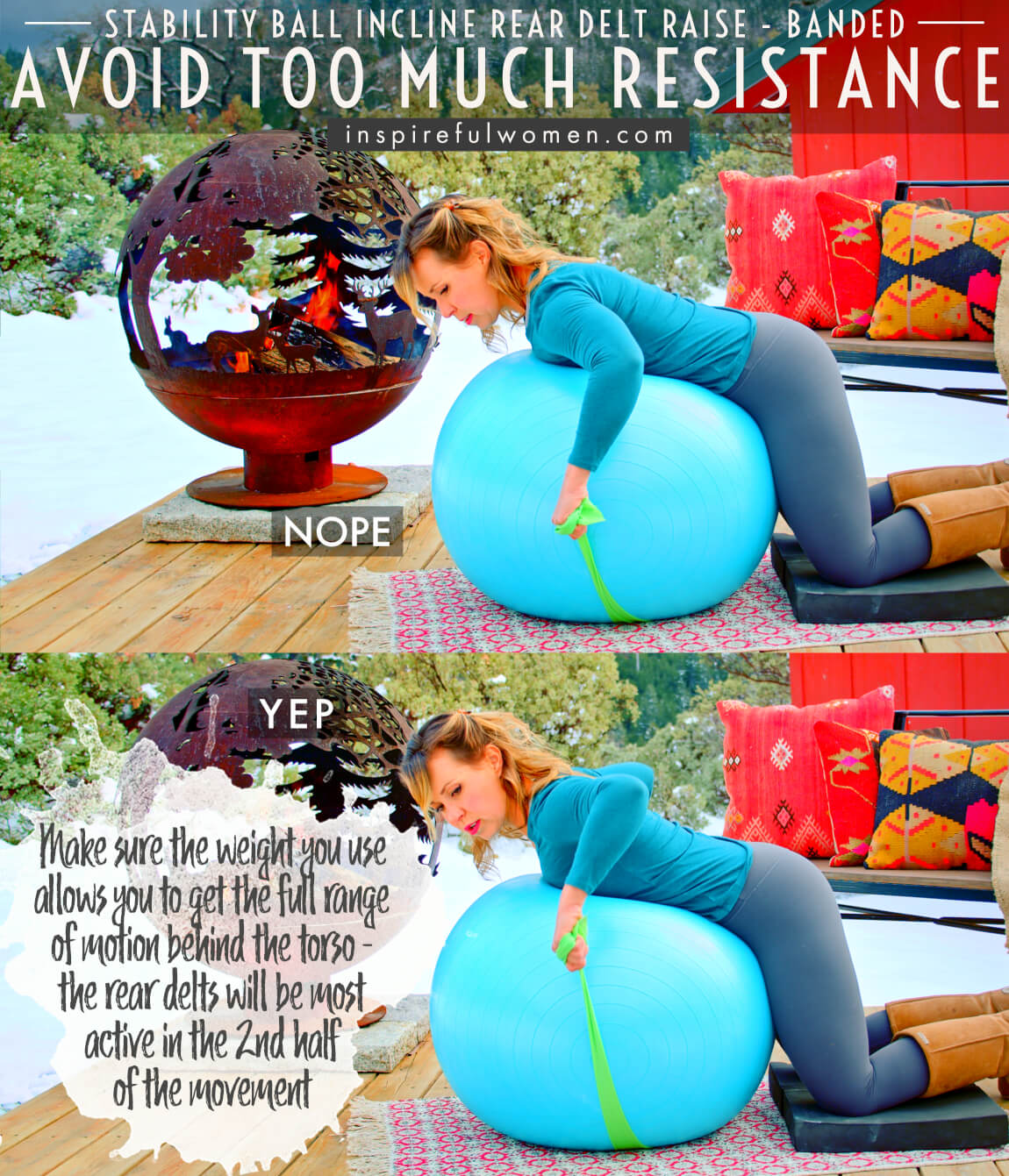 avoid-too-much-resistance-banded-kneeling-rear-delt-raise-stability-ball-incline-rear-delt-raise-common-mistakes