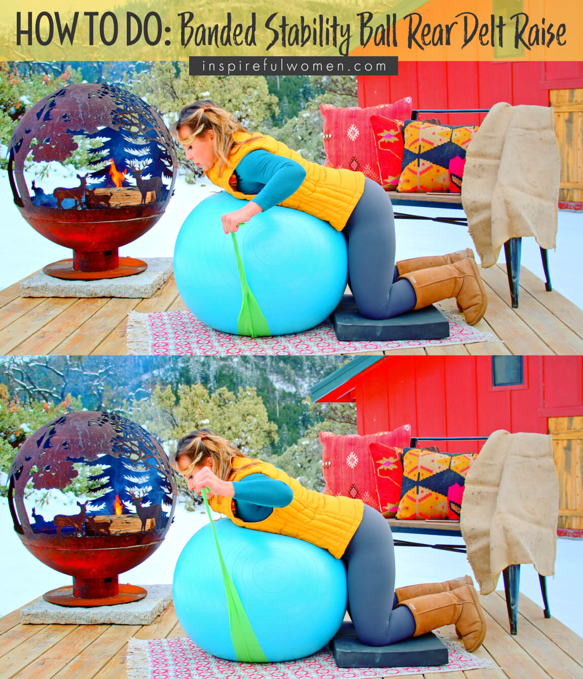 how-to-do-banded-resistance-stability-ball-chest-supported-incline-rear-delt-raise-at-home-women-40+