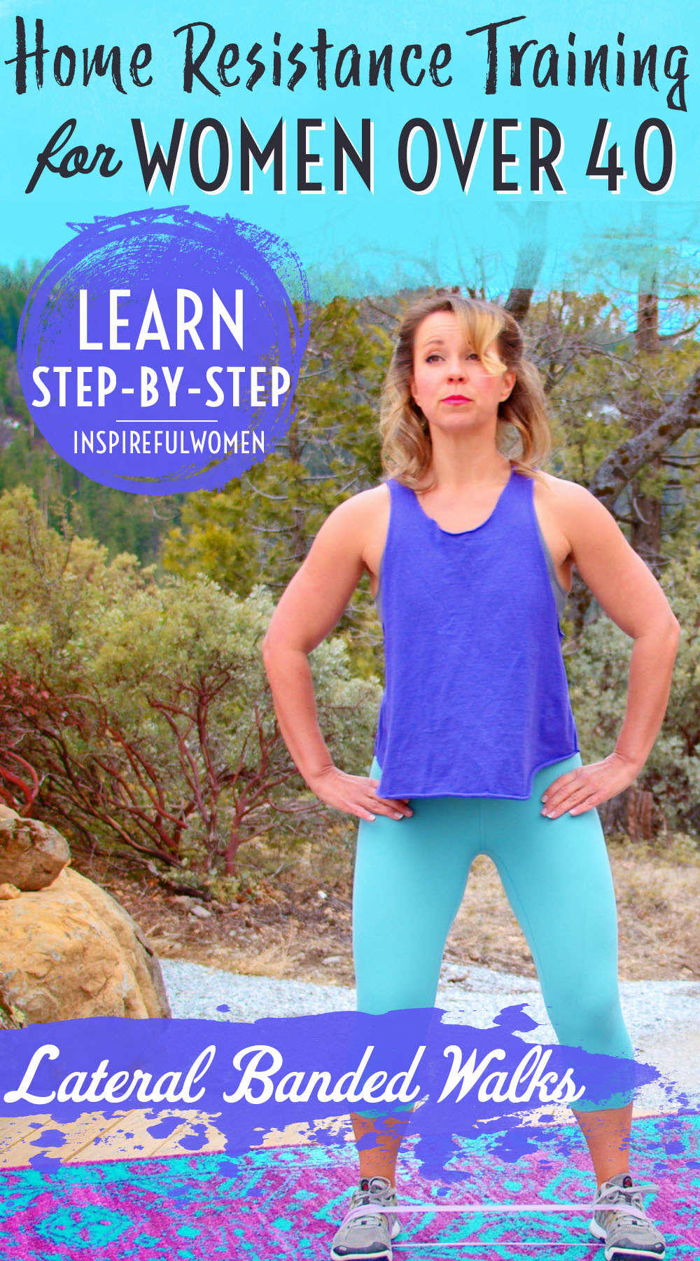lateral-banded-walks-learn-at-home-glutes-exercise-for-women-40+