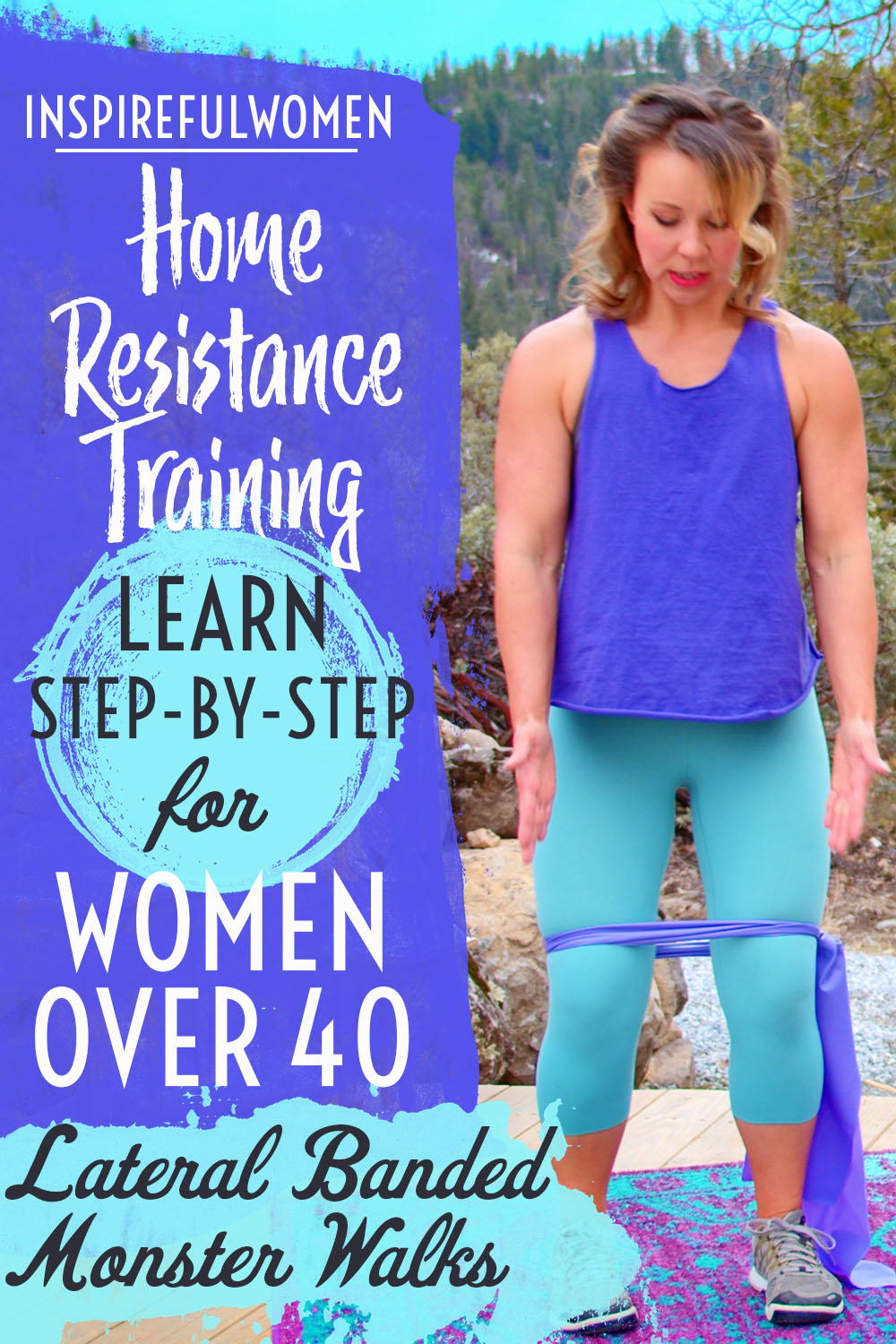 resistance-band-lateral-monster-walks-glutes-training-for-women-over-40