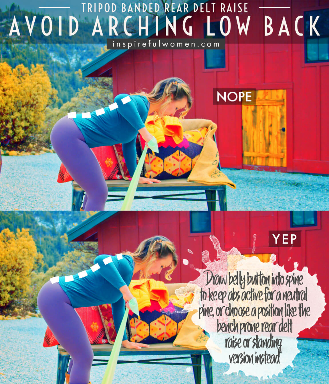 avoid-arching-low-back-tripod-resistance-band-rear-shoulder-deltoid-raise-proper-form