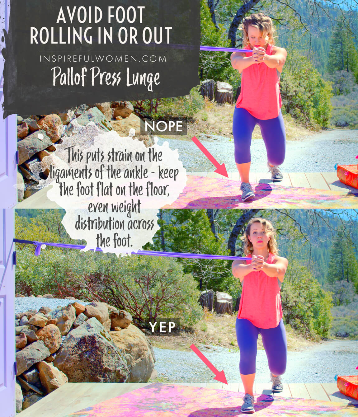 avoid-foot-rolling-in-or-out-pallof-hold-lunge-core-exercise-common-mistakes