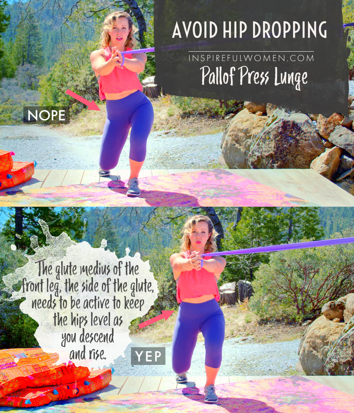 avoid-hip-dropping-palloff-press-lunge-core-exercise-common-mistakes