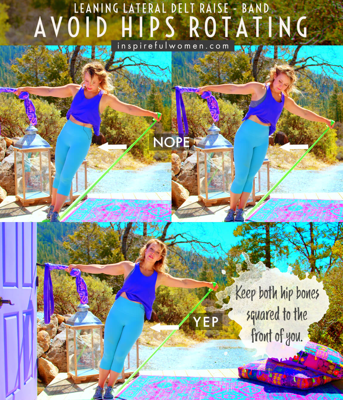 avoid-hips-rotating-leaning-lateral-deltoid-raise-resistance-band-proper-form