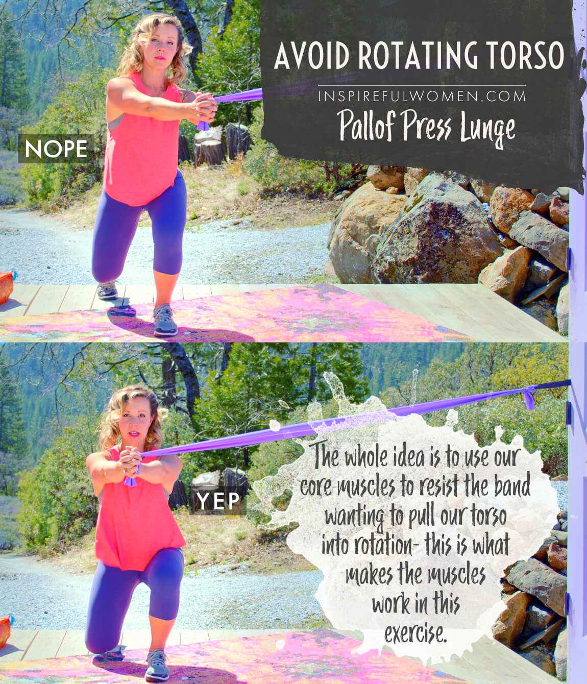 avoid-rotating-torso-lunge-pallof-press-core-exercise-proper-form