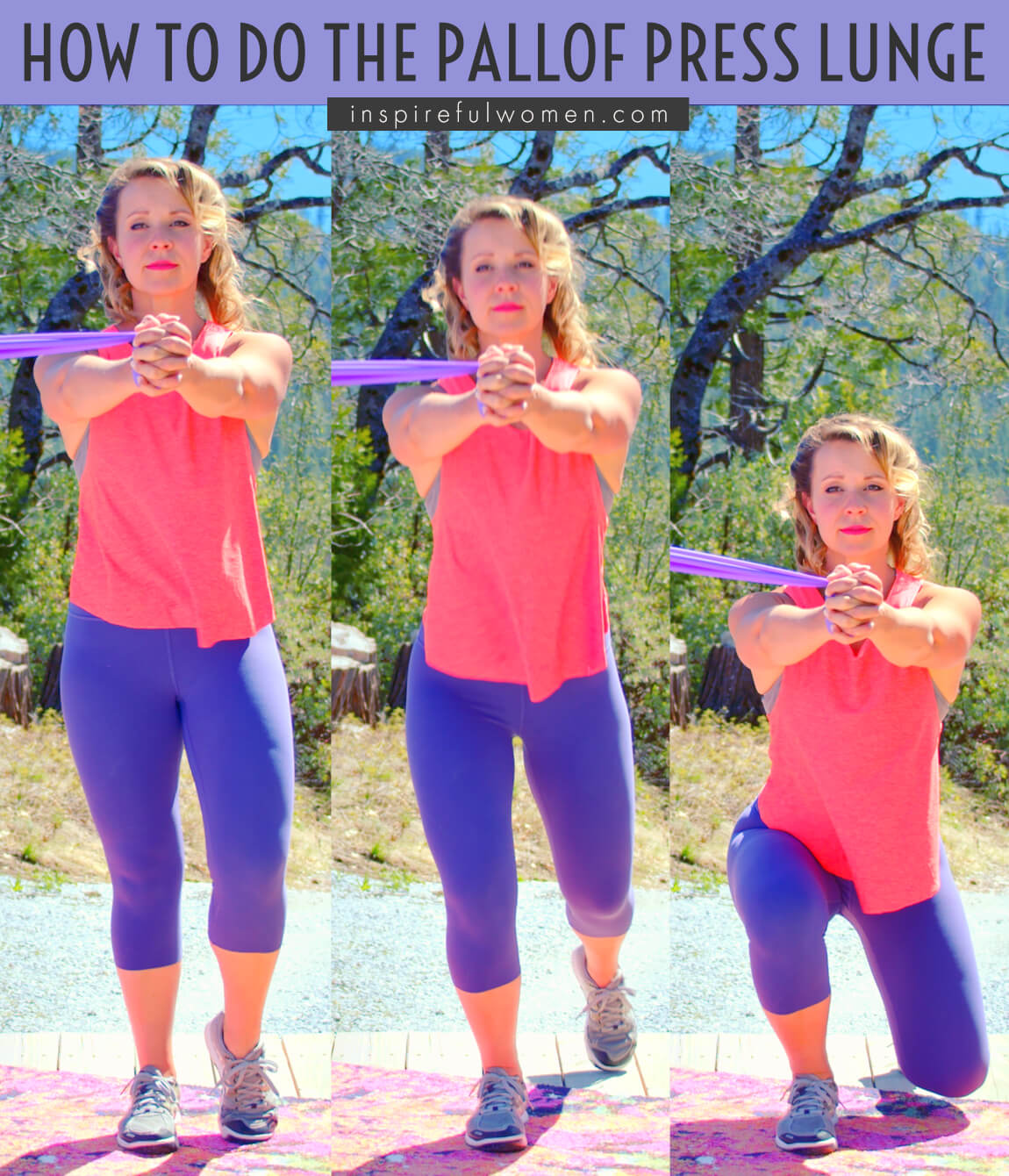 how-to-do-lunge-palloff-hold-resistance-band-core-exercise-at-home-women-40-plus