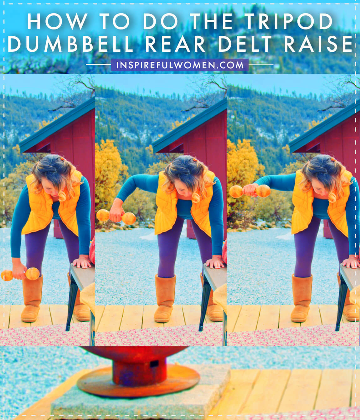 how-to-do-tripod-dumbbell-rear-delt-raise-shoulder-exercise-at-home-women-40-plus