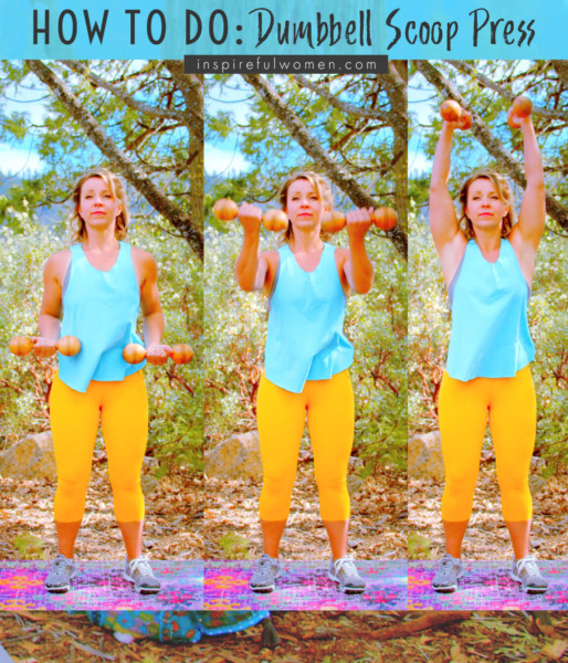 Dumbbell Scoop Press Shoulder Exercise at Home Guide [VISUAL LEARNERS