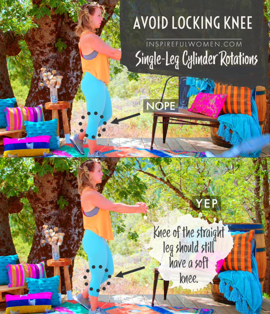 Single-Leg Torso Rotations - Inspireful Women