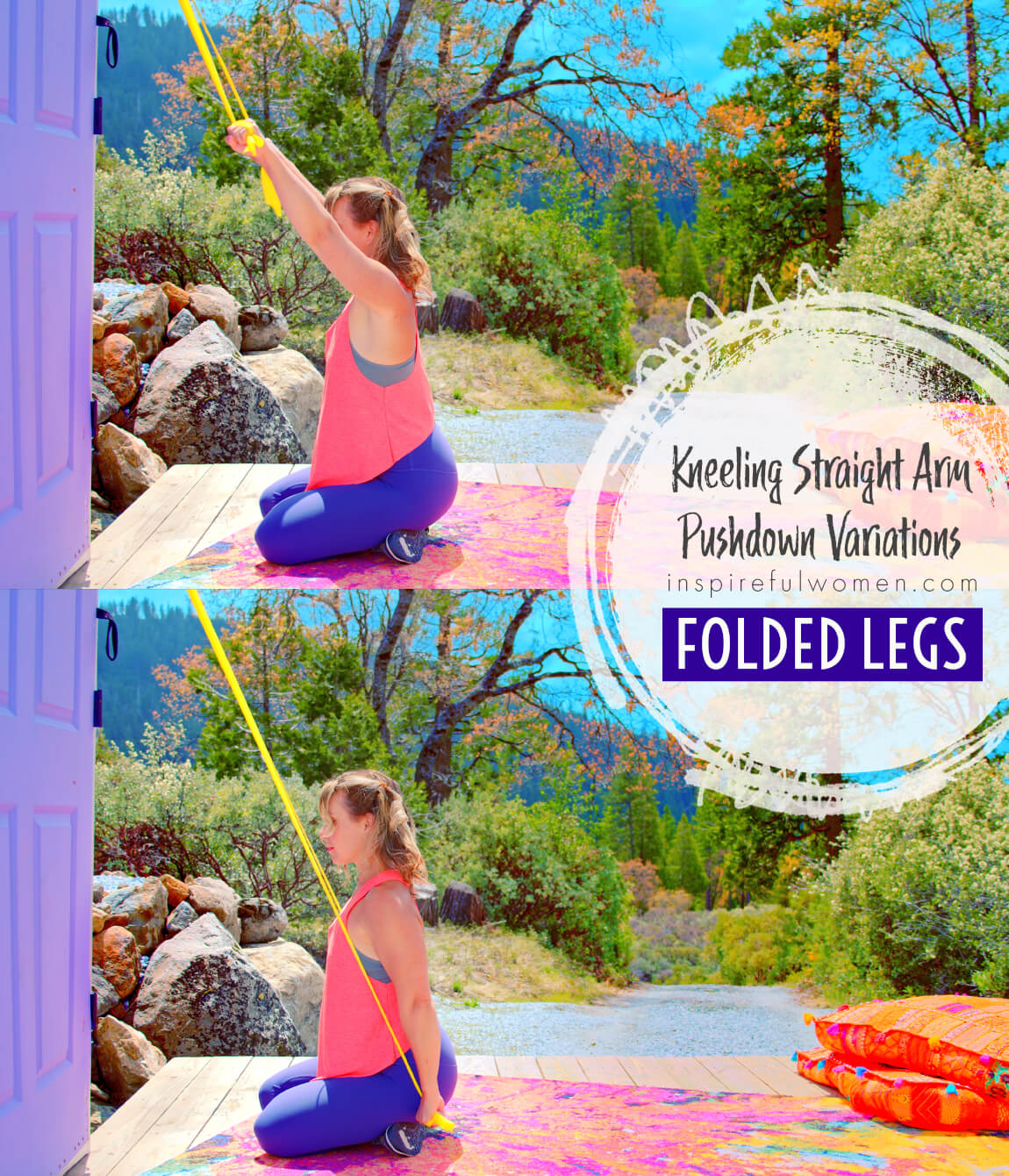 folded-legs-kneeling-straight-arm-lat-push-down-back-fat-exercise-variation