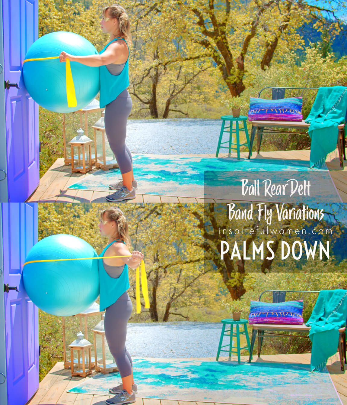palms-down-rear-delt-banded-fly-ball-anchored-shoulder-exercise-at-home-variations