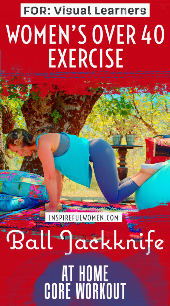 Stability Ball Jackknife Inspireful Women