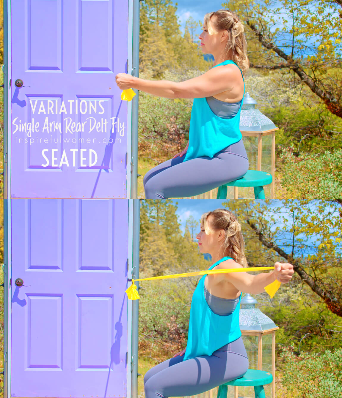 seated-one-arm-posterior-delt-banded-fly-wall-anchored-home-shoulder-workout-variations