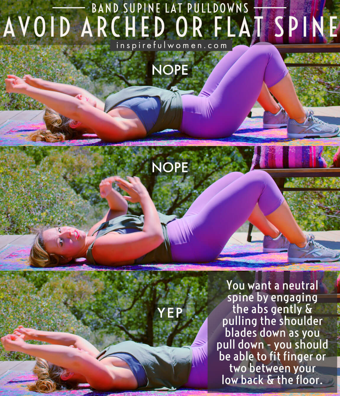 avoid-arched-or-flat-spine-supine-lying-banded-lat-pulldowns-home-exercise-proper-form