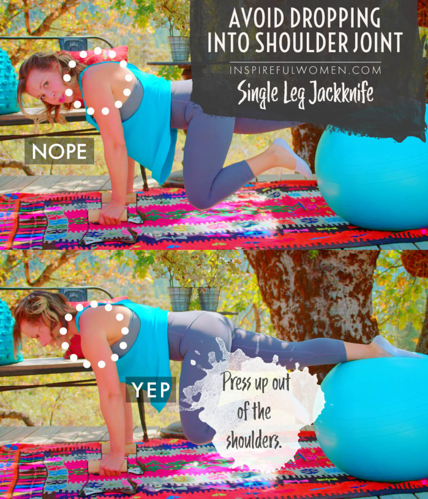 Single Leg Jackknife Inspireful Women