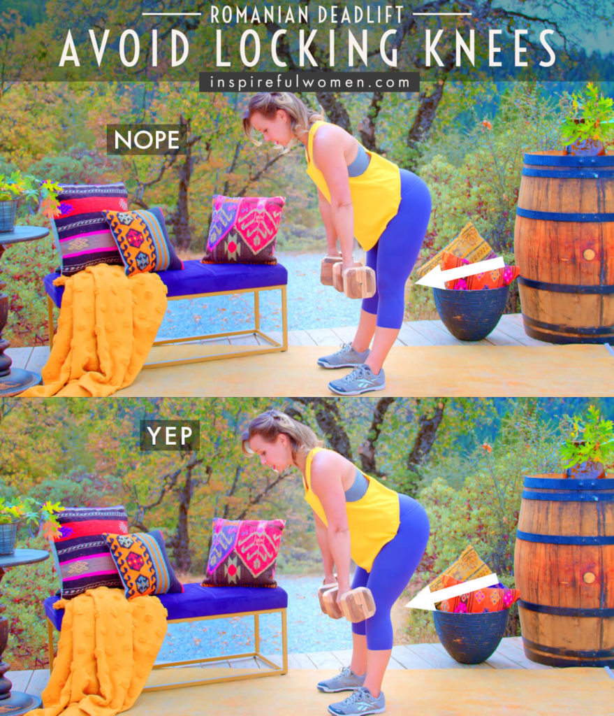 Romanian Deadlift Dumbbells Inspireful Women