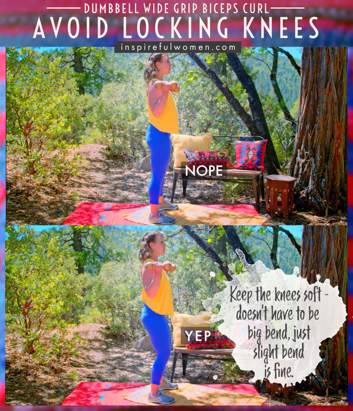 avoid-locking-knees-wide-grip-bicep-curl-dumbbell-short-head-exercise-common-mistakes