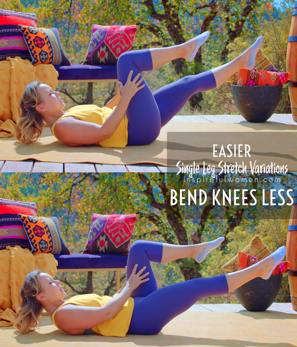 bend-knees-less-single-leg-stretch-pilates-core-exercise-easier