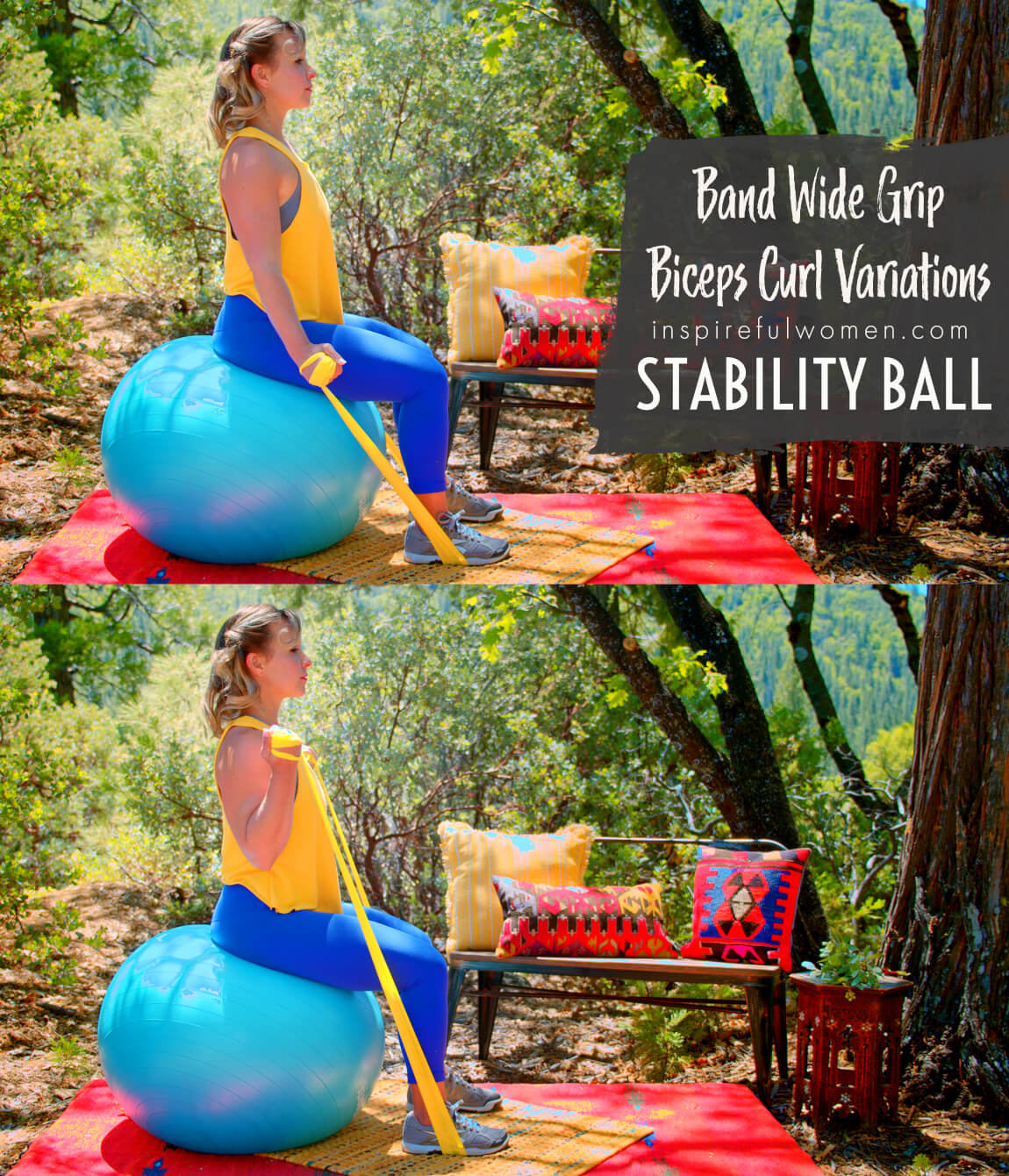 stability-ball-side-wide-grip-banded-bicep-curl-short-head-exercise-variation