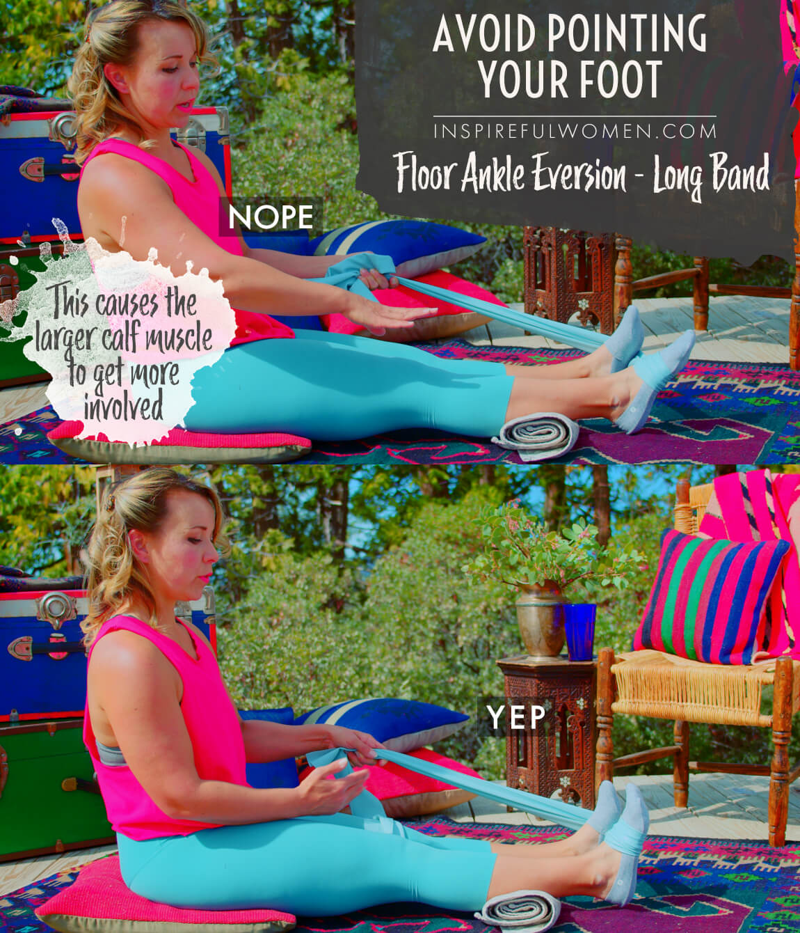 avoid-pointing-your-foot-floor-seated-ankle-eversion-long-band-common-mistakes